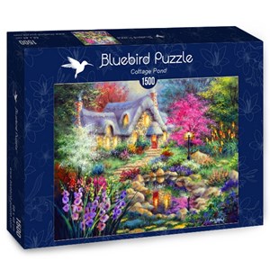 Bluebird Puzzle (70060) - Nicky Boehme: "Cottage Pond" - 1500 brikker puslespil