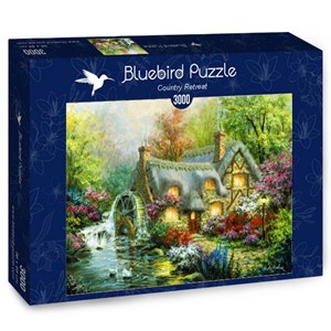 Bluebird Puzzle (70063) - Nicky Boehme: "Country Retreat" - 3000 brikker puslespil