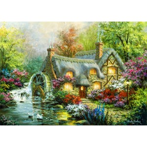 Bluebird Puzzle (70063) - Nicky Boehme: "Country Retreat" - 3000 brikker puslespil
