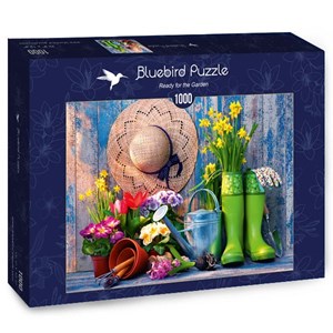 Bluebird Puzzle (70299) - "Ready for the Garden" - 1000 brikker puslespil