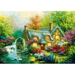 Bluebird Puzzle (70303) - "Country Retreat" - 1000 brikker puslespil