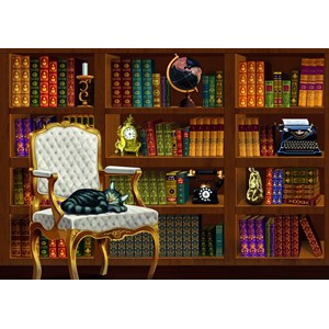 Bluebird Puzzle (70225) - "The Vintage Library" - 1000 brikker puslespil