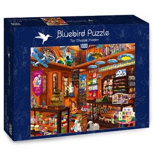 Bluebird Puzzle (70227) - "Toy Shoppe Hidden" - 1000 brikker puslespil