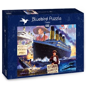 Bluebird Puzzle (70231) - Steve Crisp: "Titanic" - 1000 brikker puslespil