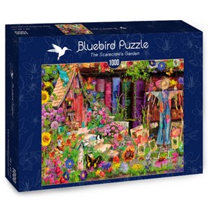 Bluebird Puzzle (70238) - Aimee Stewart: "The Scarecrow's Garden" - 1000 brikker puslespil