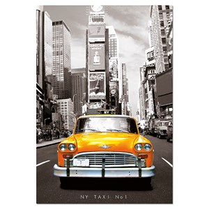 Educa (14468) - "Taxi No. One, New York" - 1000 brikker puslespil