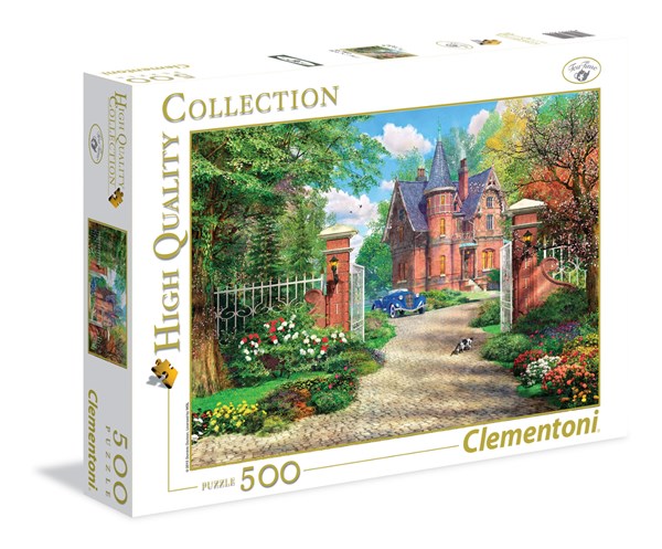 Clementoni (35010) - Dominic Davison: "The Red Brick Cottage" - 500 brikker puslespil