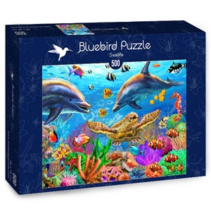 Bluebird Puzzle (70189) - Adrian Chesterman: "Sealife" - 500 brikker puslespil