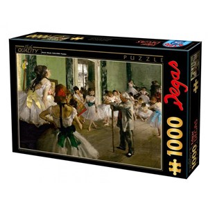 Educa (72801) - Edgar Degas: "Danseklassen" - 1000 brikker puslespil