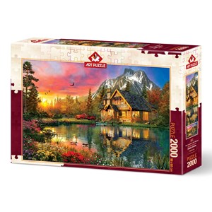 Art Puzzle (5477) - "Four Seasons In One Moment" - 2000 brikker puslespil