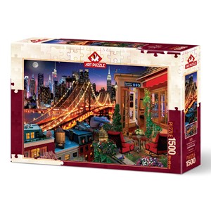 Art Puzzle (5376) - "Brooklyn By Terrace" - 1500 brikker puslespil