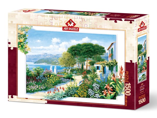 Art Puzzle (5370) - "Coastline Town" - 1500 brikker puslespil