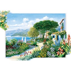Art Puzzle (5370) - "Coastline Town" - 1500 brikker puslespil
