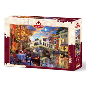 Art Puzzle (5372) - "Rialto Bridge, Venice" - 1500 brikker puslespil