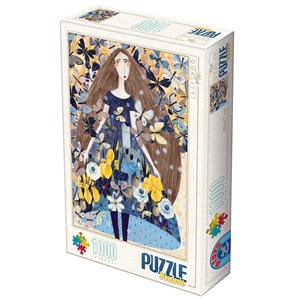 D-Toys (74102-KA01) - Kurti Andrea: "Forår" - 1000 brikker puslespil