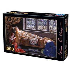 Art Puzzle (73822) - John Collier: "The Sleeping Beauty" - 1000 brikker puslespil
