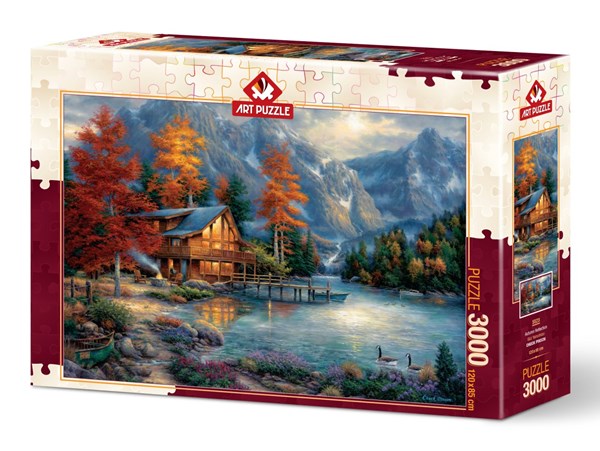 Art Puzzle (5523) - Chuck Pinson: "Autumn Reflection" - 3000 brikker puslespil
