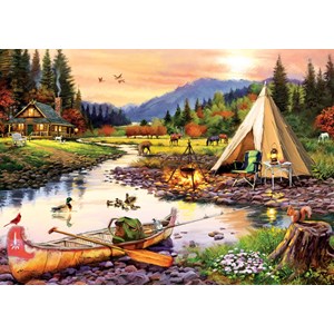 Art Puzzle (5520) - "Camping Friends" - 3000 brikker puslespil