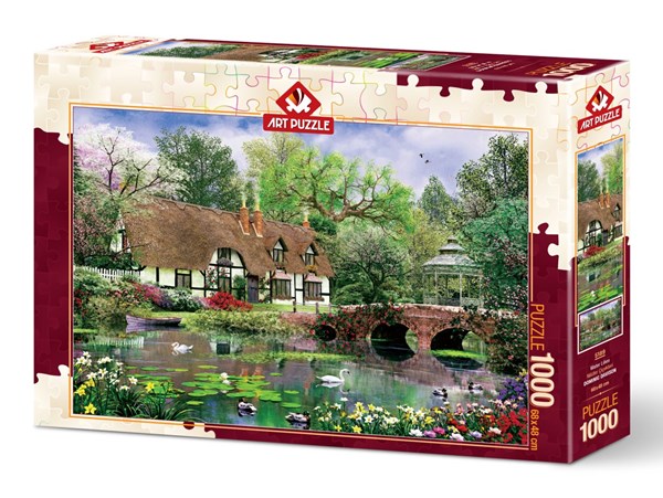 Art Puzzle (5189) - "Water Lilies" - 1000 brikker puslespil