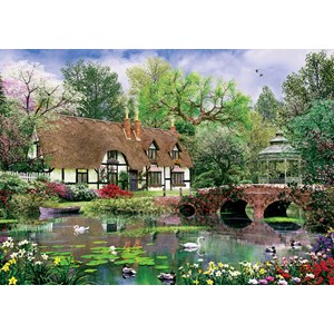Art Puzzle (5189) - "Water Lilies" - 1000 brikker puslespil