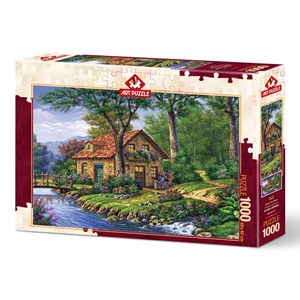 Art Puzzle (5172) - "Along the Peace" - 1000 brikker puslespil