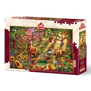 Art Puzzle (5176) - "Enchanted Forest" - 1000 brikker puslespil