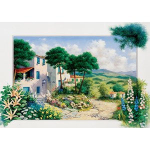 Art Puzzle (5180) - "At Summerhouse" - 1000 brikker puslespil