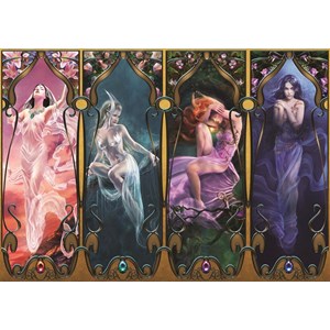 Art Puzzle (4573) - "The Four Jewels" - 2000 brikker puslespil