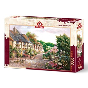 Art Puzzle (4571) - "The Town" - 2000 brikker puslespil