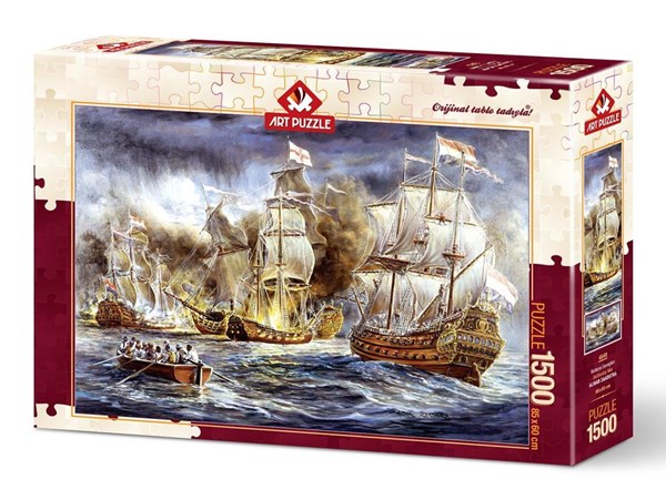 Art Puzzle (4549) - "Battleship War" - 1500 brikker puslespil