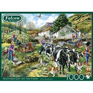 Falcon (11283) - "En Ny Dag På Gården" - 1000 brikker puslespil