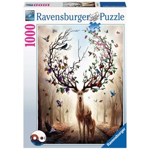 Ravensburger (15018) - "Fantasy Deer" - 1000 brikker puslespil