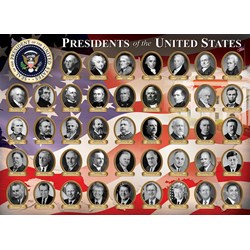 Eurographics (6000-1432) - "Presidents of the United States" - 1000 brikker puslespil