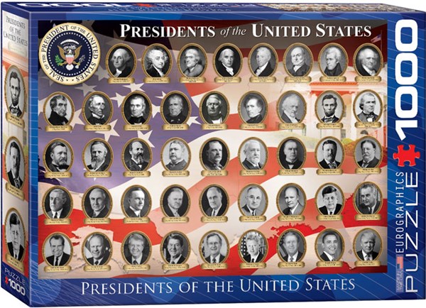 Eurographics (6000-1432) - "Presidents of the United States" - 1000 brikker puslespil