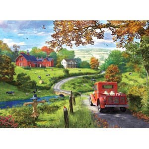 Eurographics (6000-0968) - Dominic Davison: "The Country Drive" - 1000 brikker puslespil