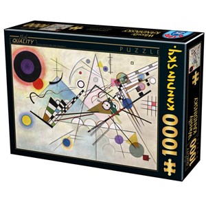 D-Toys (75918) - Vassily Kandinsky: "Composition 8" - 1000 brikker puslespil