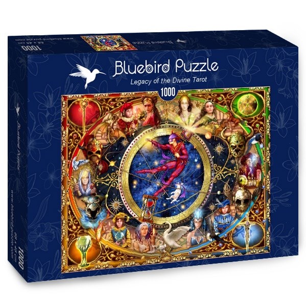 Bluebird Puzzle (70021) - Ciro Marchetti: "Legacy of the Divine Tarot" - 1000 brikker puslespil