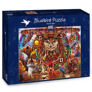 Bluebird Puzzle (70257) - Ciro Marchetti: "Animal Totem" - 4000 brikker puslespil
