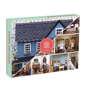 Chronicle Books / Galison - "Vintage Dollhouse" - 500 brikker puslespil