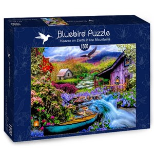 Bluebird Puzzle (70210) - "Heaven on Earth in the Mountains" - 1500 brikker puslespil