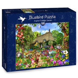 Bluebird Puzzle (70141) - "English Cottage Garden" - 1500 brikker puslespil