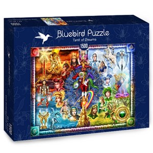 Bluebird Puzzle (70178) - Ciro Marchetti: "Tarot of Dreams" - 1500 brikker puslespil