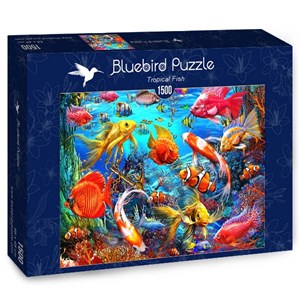 Bluebird Puzzle (70192) - Ciro Marchetti: "Tropical Fish" - 1500 brikker puslespil