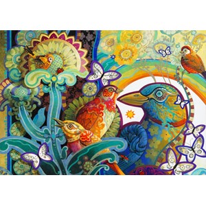 Bluebird Puzzle (70297) - David Galchutt: "Basket of Paradise" - 1000 brikker puslespil