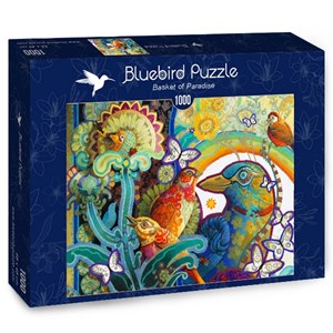 Bluebird Puzzle (70297) - David Galchutt: "Basket of Paradise" - 1000 brikker puslespil