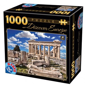 D-Toys (65995) - "Acropolis, Athen, Grækenland" - 1000 brikker puslespil