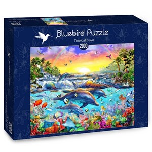 Bluebird Puzzle (70015) - Adrian Chesterman: "Tropical Cove" - 2000 brikker puslespil