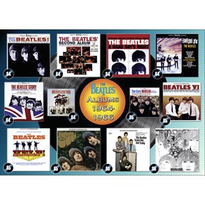 Ravensburger (19753) - "Beatles: Albums 1964-66" - 1000 brikker puslespil