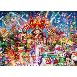 Bluebird Puzzle (70229) - Aimee Stewart: "A Night at the Circus" - 4000 brikker puslespil