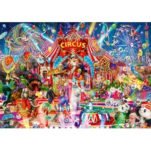 Bluebird Puzzle (70229) - Aimee Stewart: "A Night at the Circus" - 4000 brikker puslespil